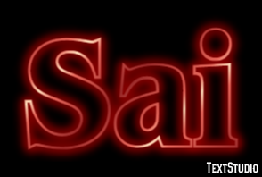 Sai Text effect