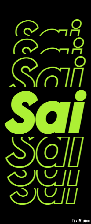 Sai Text Effect