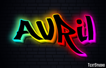 Avril Text Effect