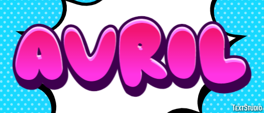 Avril Effet de texte
