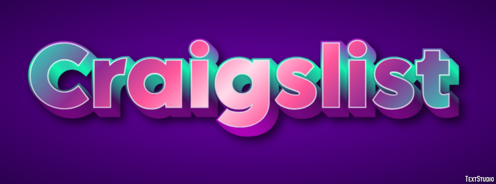 Craigslist Tekst effect
