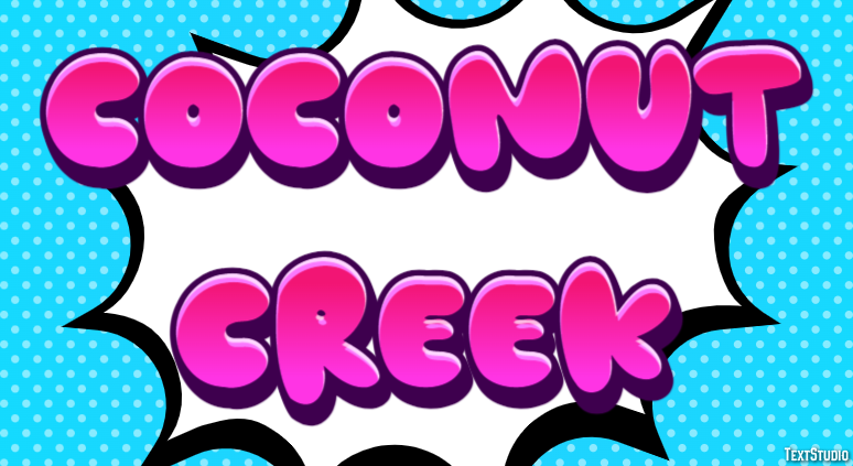 Coconut Creek Tekst Effect