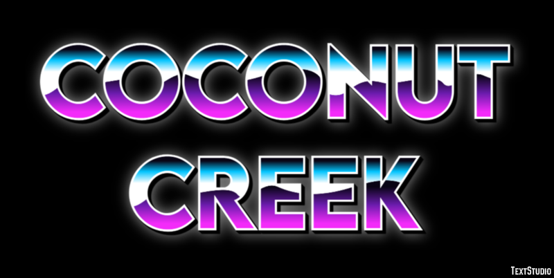 Coconut Creek Tekst Effect