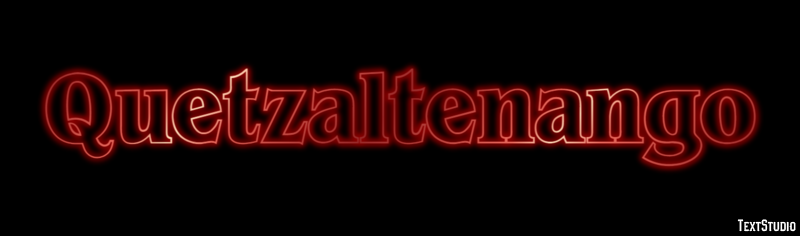 Quetzaltenango Efekt tekstowy