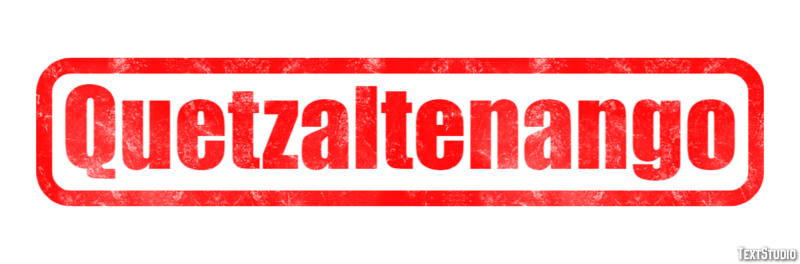 Quetzaltenango Efekt tekstowy