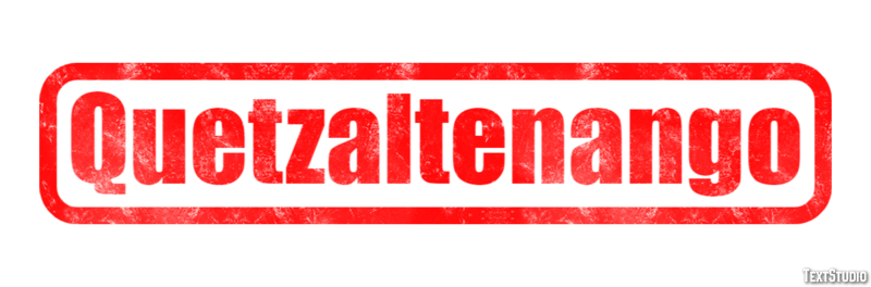 Quetzaltenango Efekt tekstowy