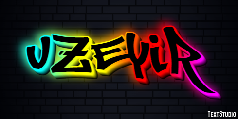 Üzeyir Efecto de Texto