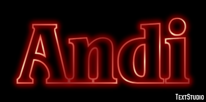 Andi Text Effect