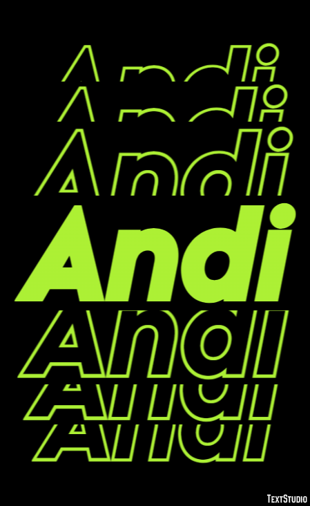 Andi Text Effect
