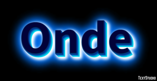 Onde Texteffekt