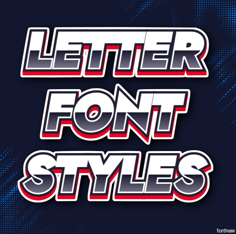 Letter Font Styles テキスト効果