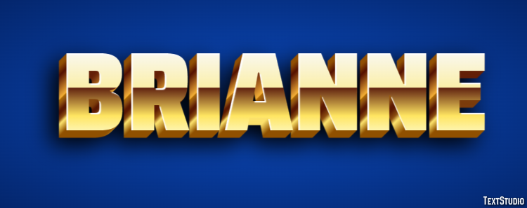 Brianne Efeito de texto