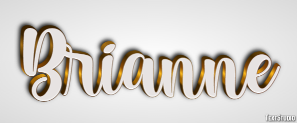 Brianne Efecto de Texto