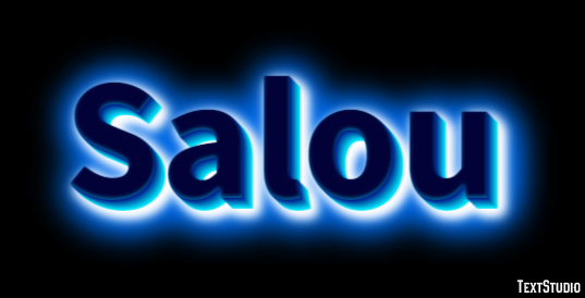 Salou Efekt tekstowy