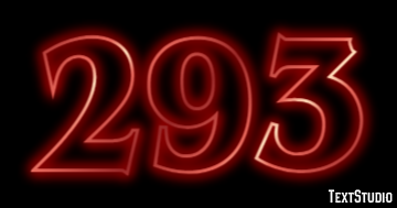 293 Text effect