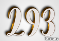 293 Text effect