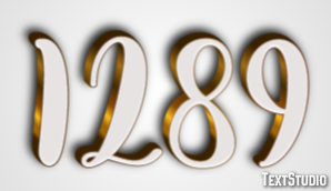 1289 Text effect