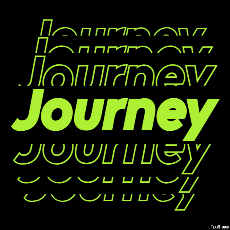 Journey Efecto de Texto