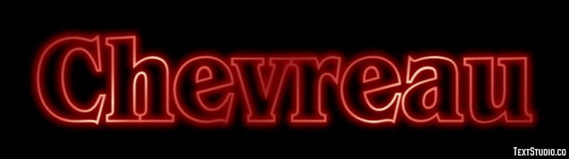 Chevreau テキスト効果