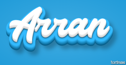 Arran Texteffekt
