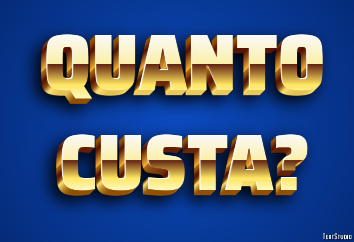 Quanto custa? テキスト効果