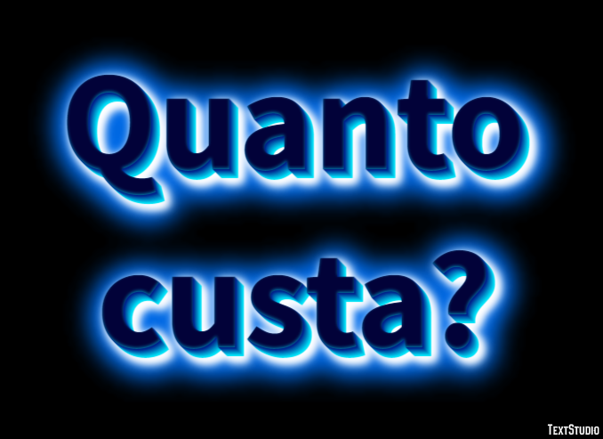 Quanto custa? テキスト効果