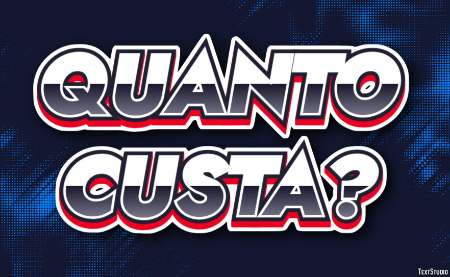 Quanto custa? テキスト効果