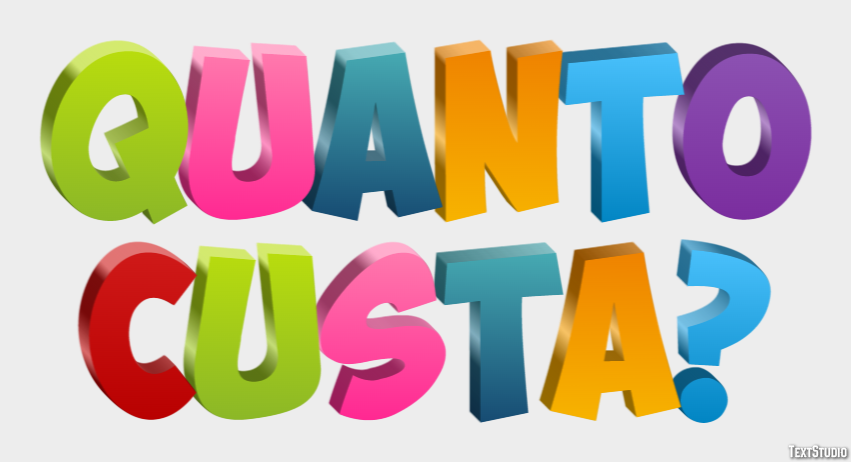 Quanto custa? テキスト効果