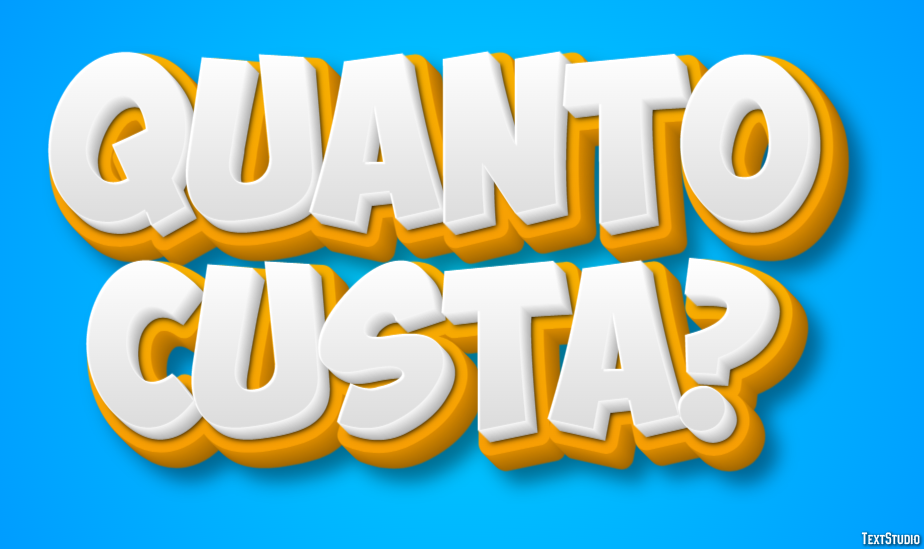 Quanto custa? テキスト効果