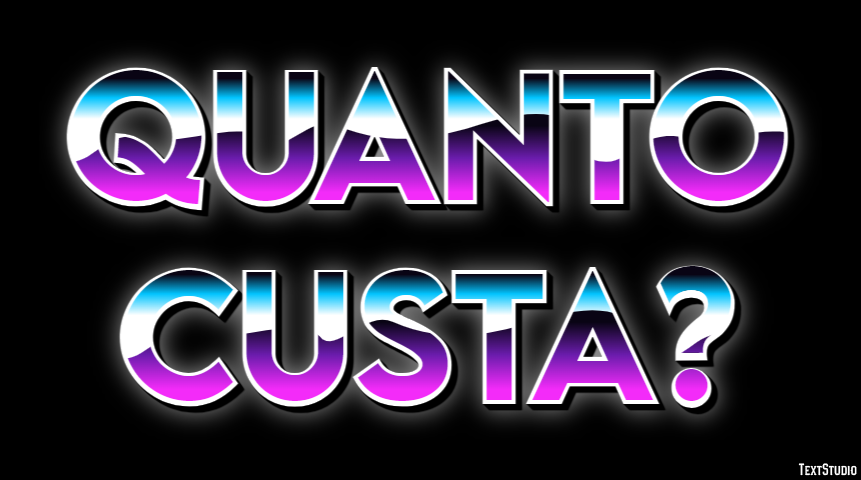 Quanto custa? テキスト効果