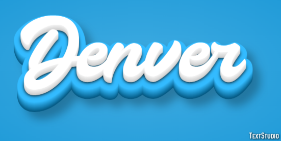 Denver Efekt tekstowy