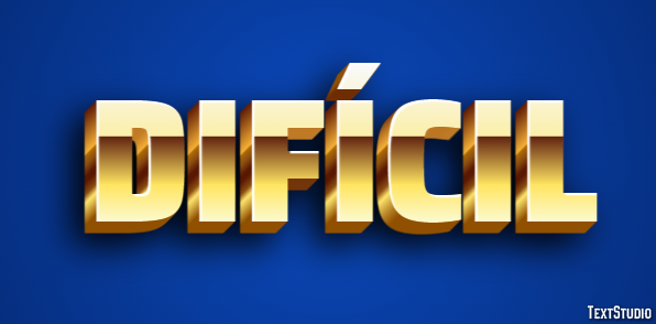 Difícil Text Effect