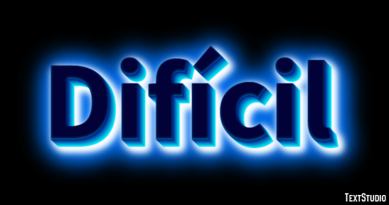 Difícil Effetto testo