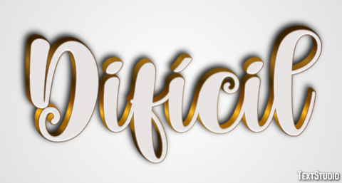 Difícil Effetto testo