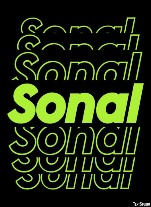 Sonal Text Effect
