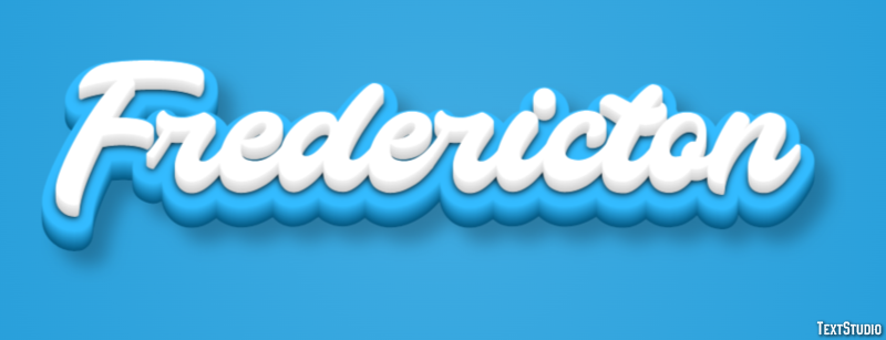 Fredericton Effetto testo
