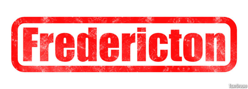 Fredericton Effetto testo