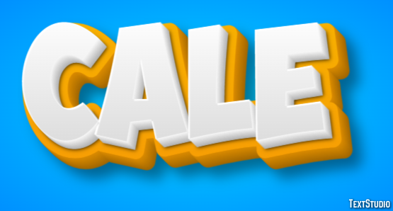 Cale Text effect