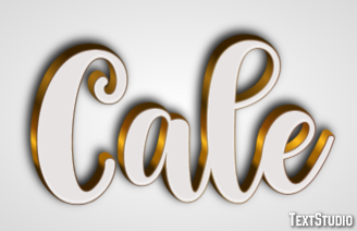 Cale Efecto de Texto