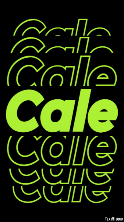 Cale Text Effect