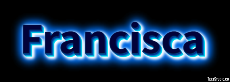 Francisca Efecto de texto