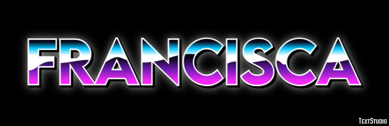 Francisca Efecto de texto