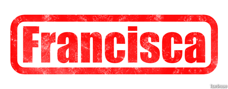 Francisca Efecto de texto