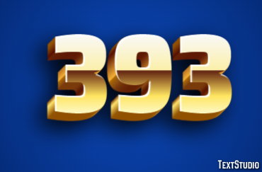 393 Text Effect