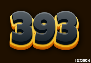 393 Text Effect