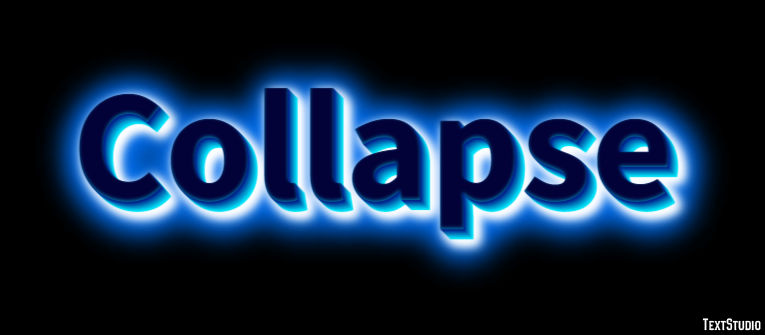 Collapse Efecto de Texto