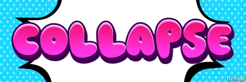 Collapse Efecto de Texto