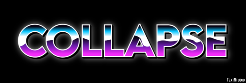 Collapse Efecto de Texto