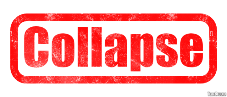 Collapse Efecto de Texto
