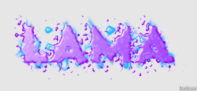 Lama Effet de Texte
